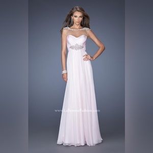 La Femme 19977 Pale Pink Gown
